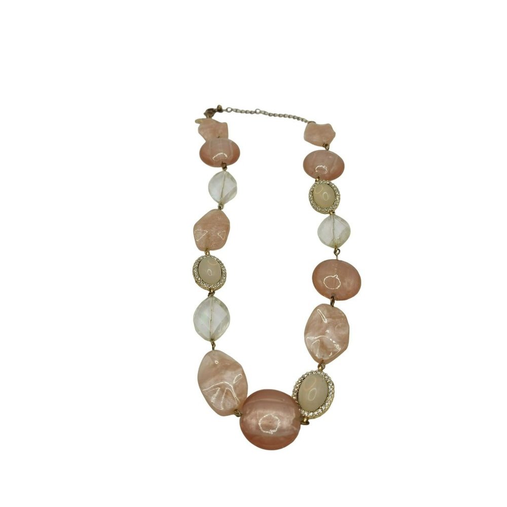 Pink Vintage Bead Necklace